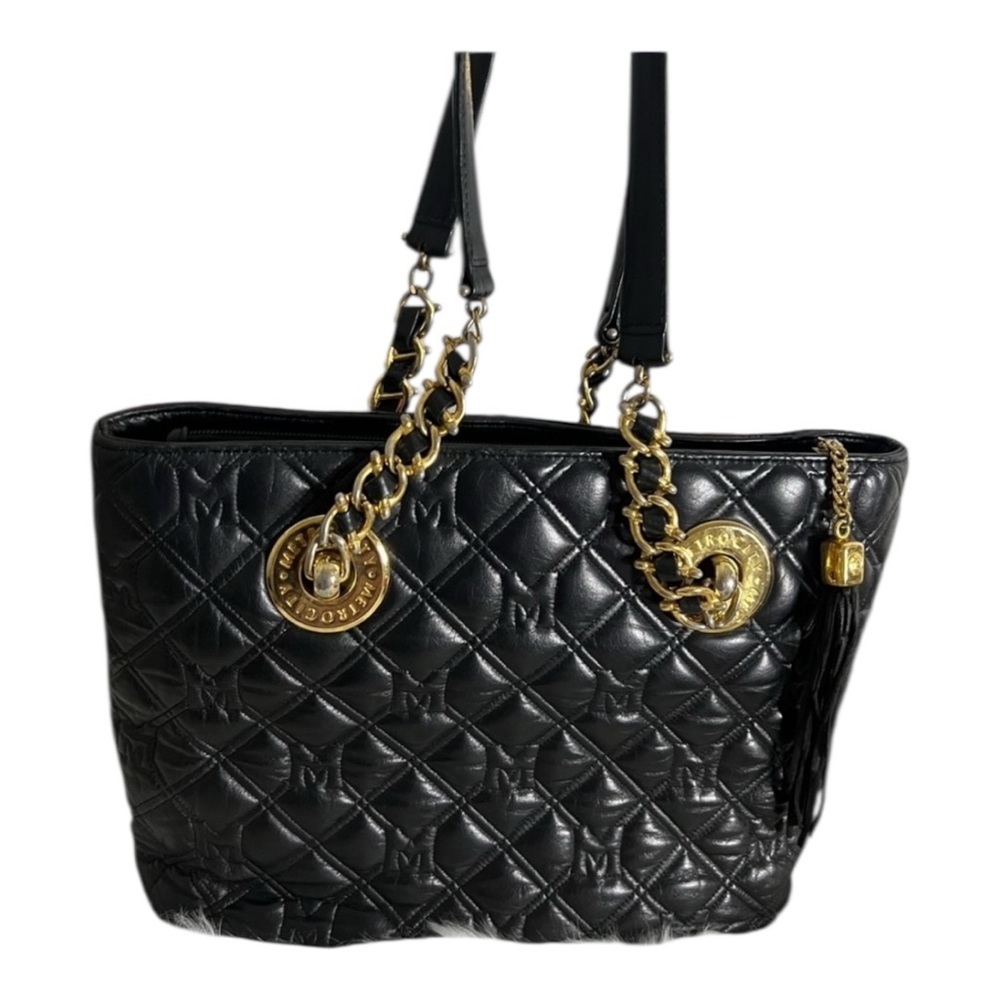 EUC METROCITY Quilted Leather Bag PRELOVED AUTHENTIC Lazada PH w/org hangtag